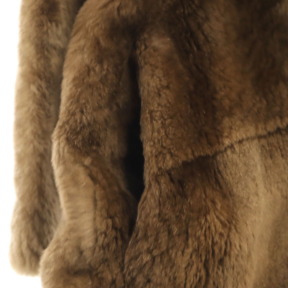 Moon Bat Fur ムーンバットファー 毛皮コート 9 ブラウン系 レディース