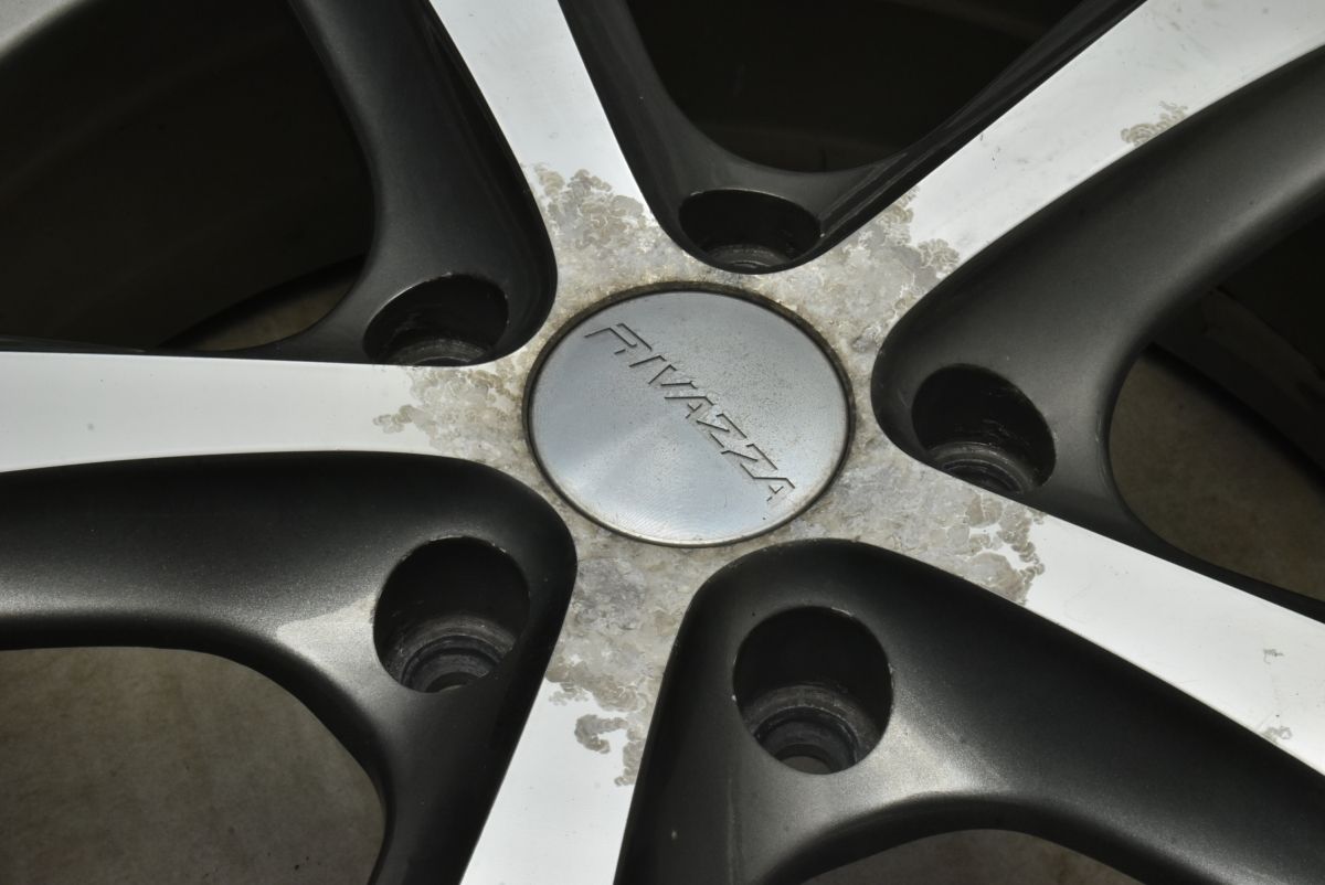  交換用に RIVAZZA リヴァッツァ 17 in 7 J 50 PCD 114 3 グッドイヤー アイスナビ6 215 55 R エスティマ オデッセイ ヴェゼル CX 17インチ タイヤ ホイールセット