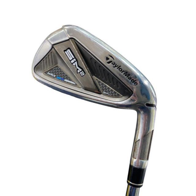 中古】 テーラーメイド SIM2 MAX 7S アイアンセット IR KBS MAX MT85