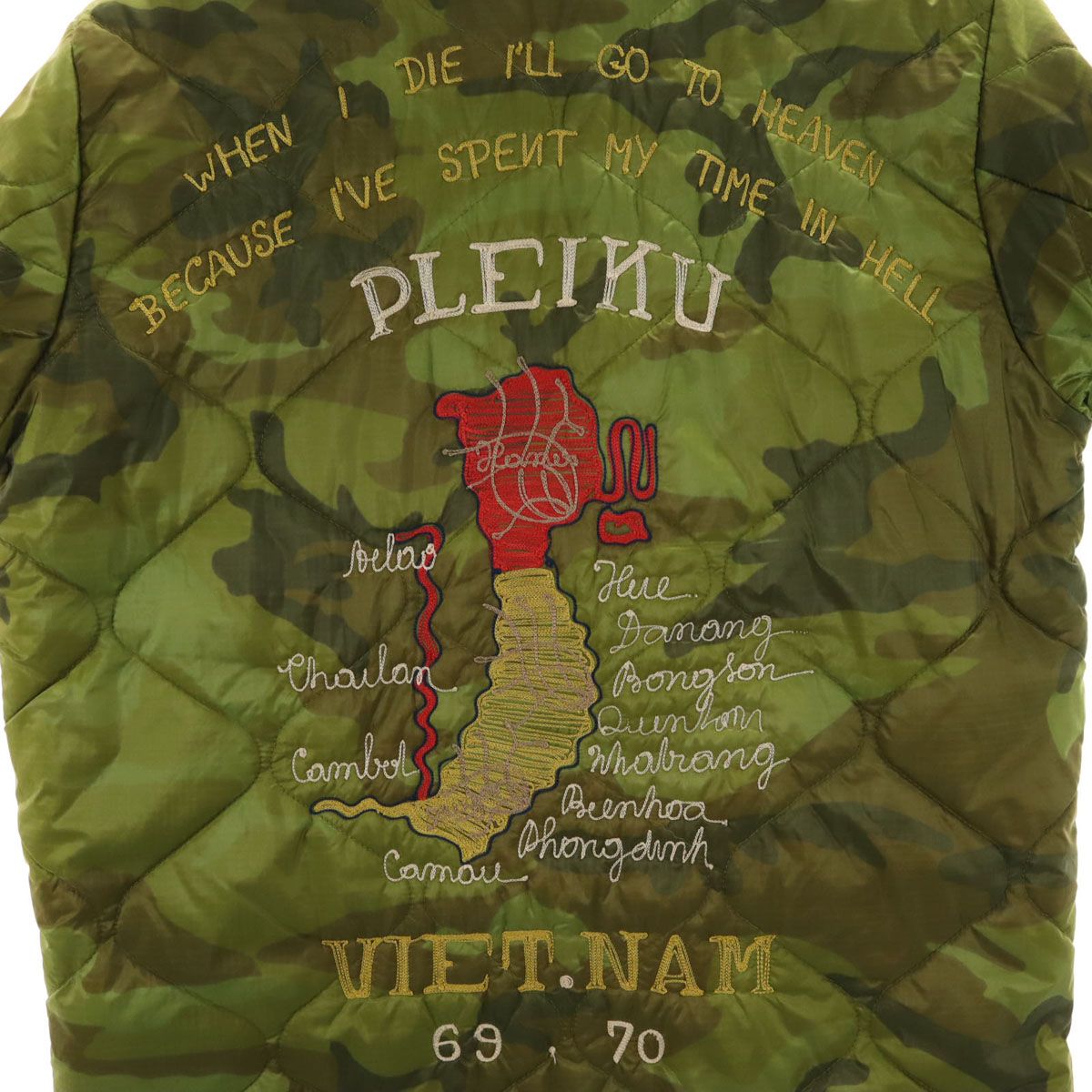 東洋エンタープライズ テーラー東洋 カモフラ柄 ベトナムマップ