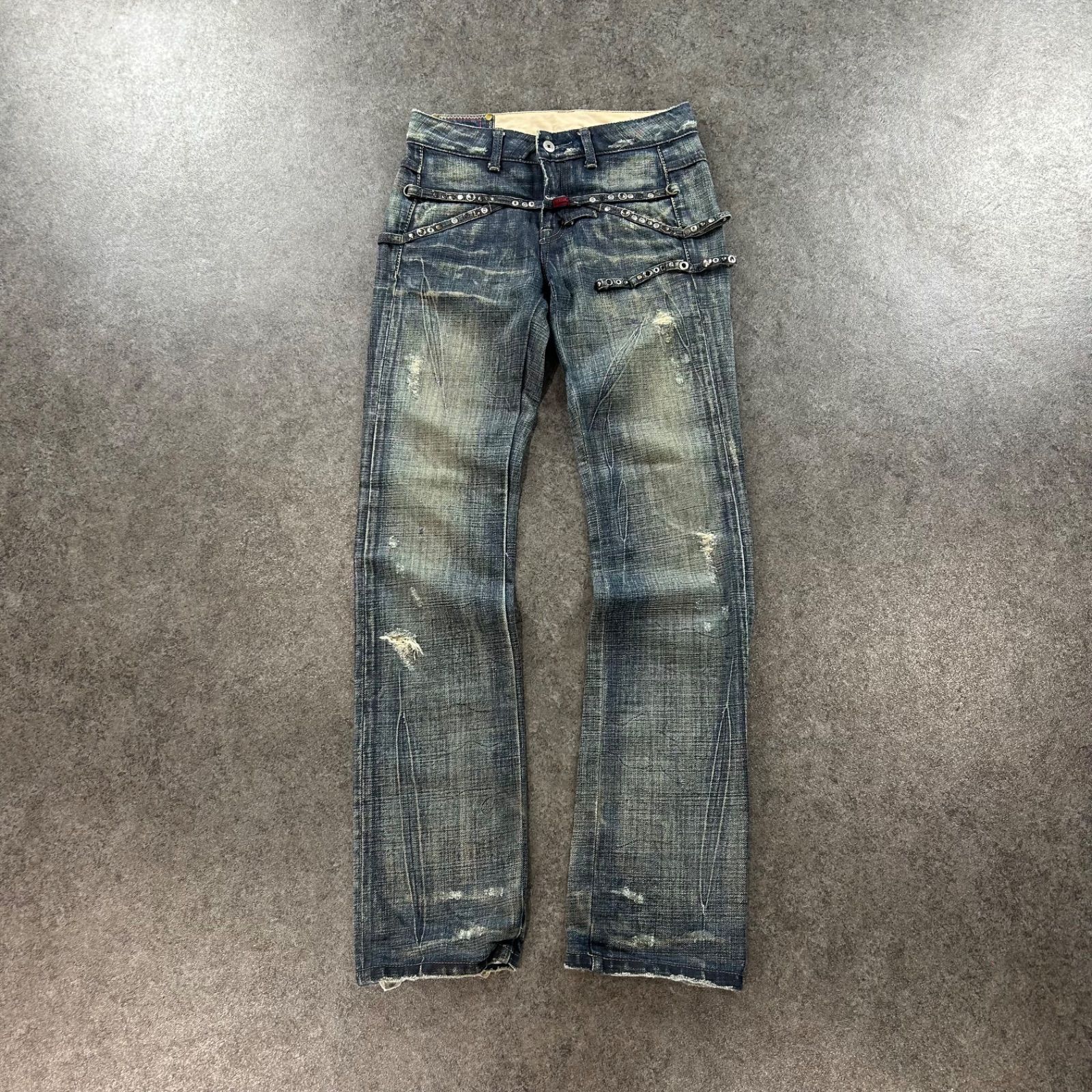 marithe francois girbaud Design Denim Jeans archive y 2 k マリテフランソワジルボー デニムパンツ ジーンズ ジーパン グランジ レディース