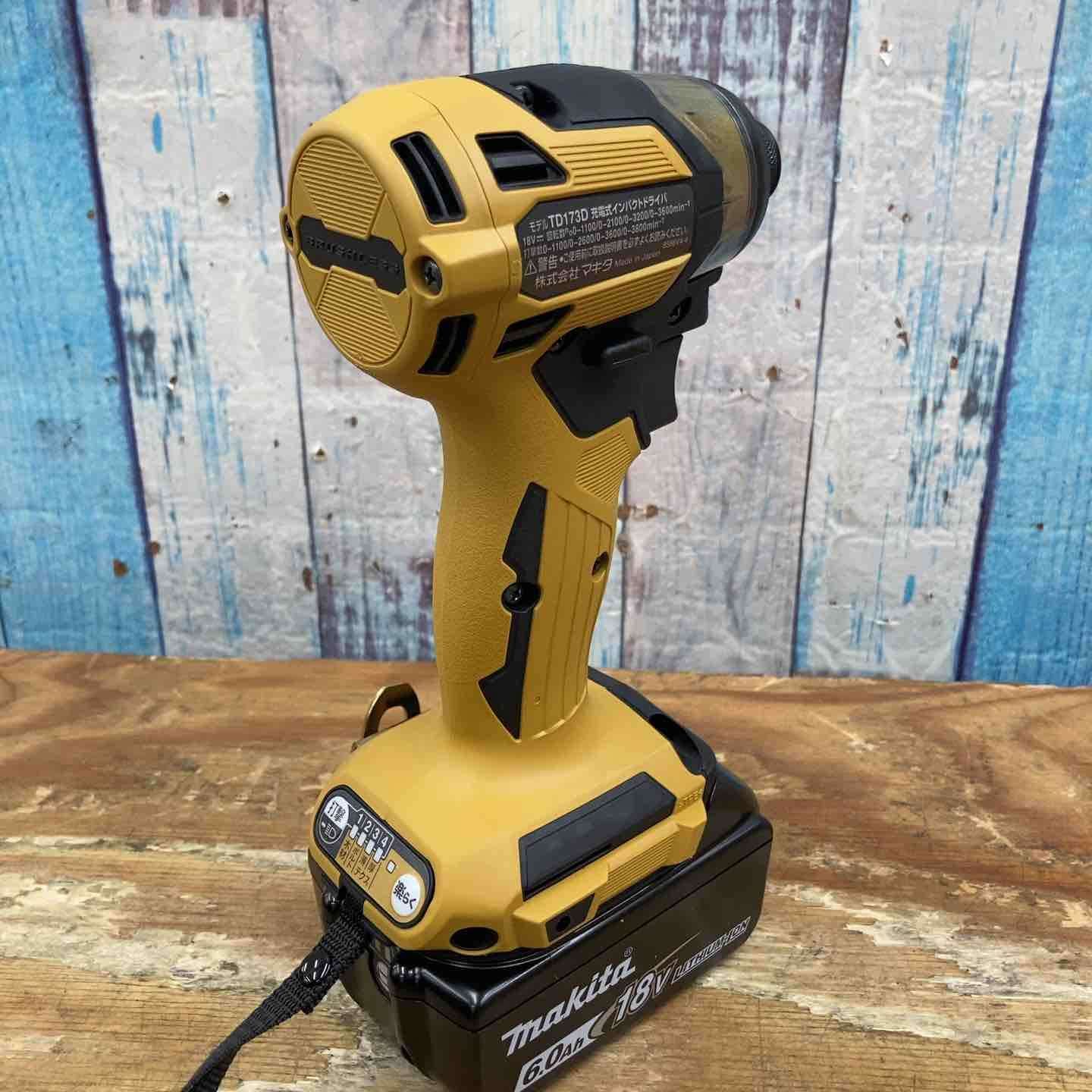 未使用品】マキタ makita コードレスインパクトドライバー TD173DGXPY 