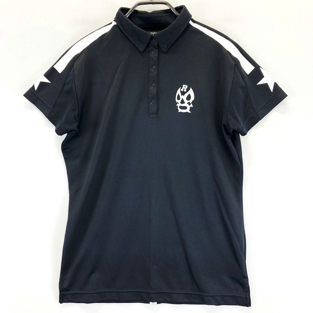 サイズ：2 RUSSELUNO ラッセルノ CIDAM 半袖ポロシャツ ブラック系