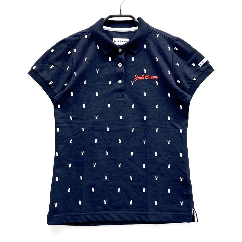サイズ：0 JACK BUNNY ジャックバニー 半袖ポロシャツ うさぎ柄
