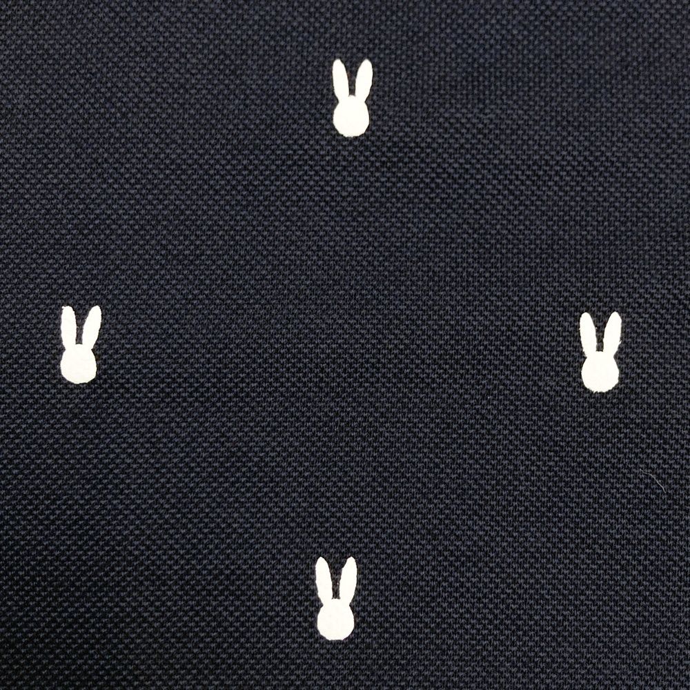 サイズ：0 JACK BUNNY ジャックバニー 半袖ポロシャツ うさぎ柄