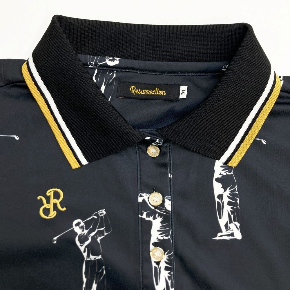 サイズ：M RESURRECTION レザレクション 半袖ポロシャツ ゴルファー 総