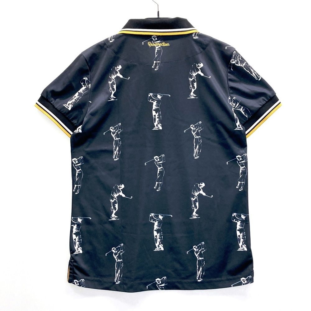 極美品 新品級 レザレクション ポロシャツ resurrection総柄 極美品 新品級 レザレクション ポロシャツ resurrection総柄 POLO