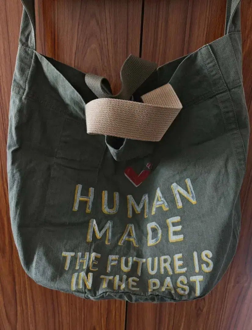 HUMAN MADE ミリタリー グリーン ショルダーバッグ トートバッグ