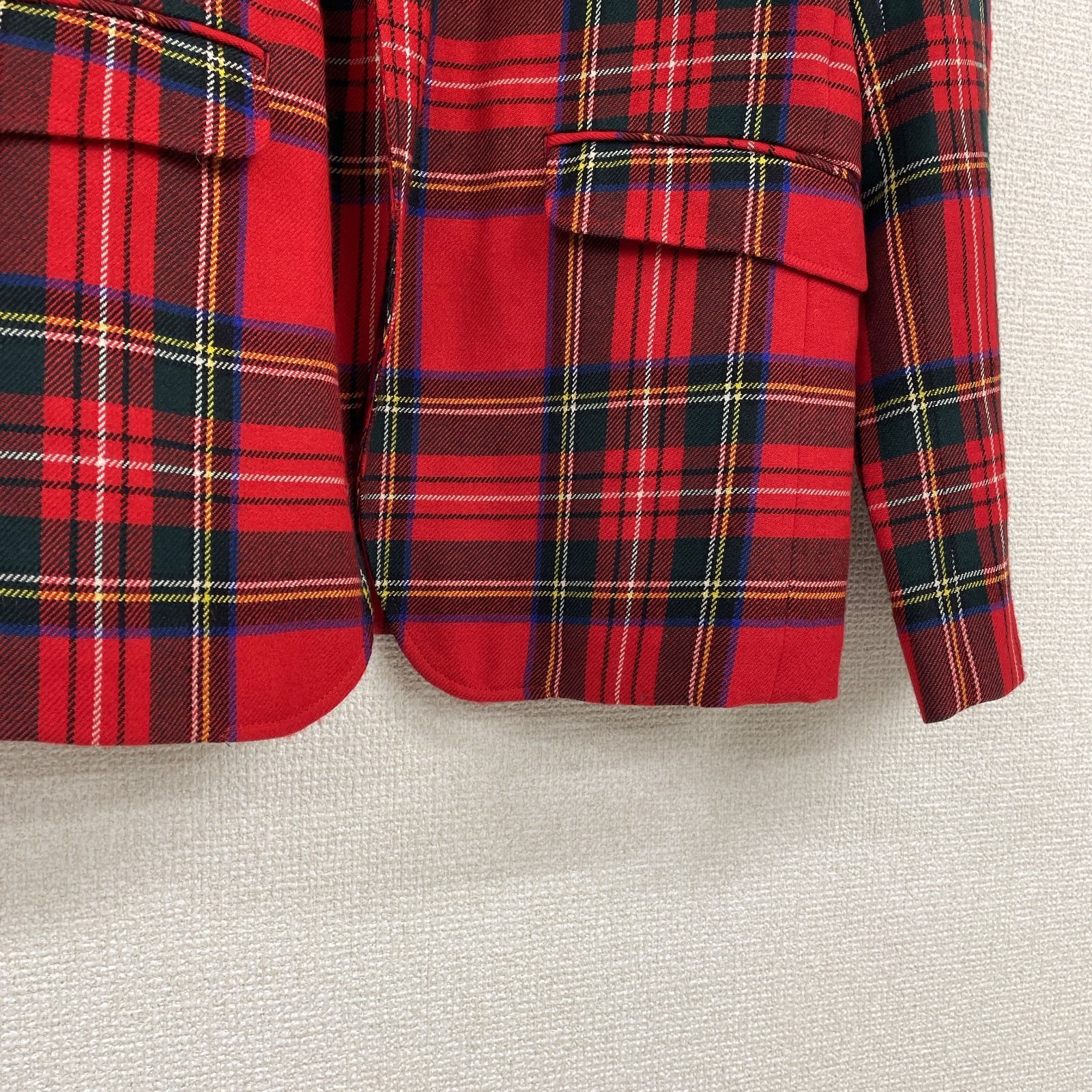 コムデギャルソンガール タータンチェックジャケット コムデギャルソンガール タータンチェックジャケット COMME des