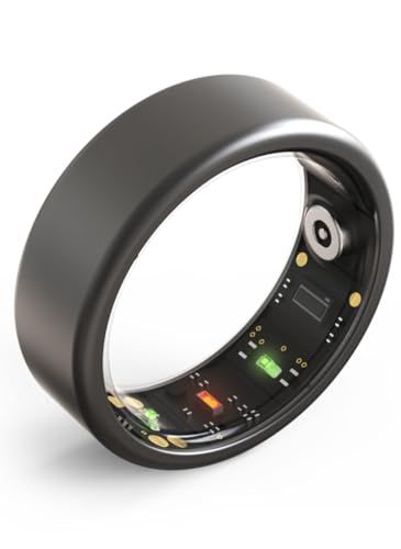 モノ批評誌 MONOQLO ベストバイ受賞 スマートリング monomam ring 健康管理 iPhone対応 睡眠記録 運動記録 BLACK 25号 内周 68 mm