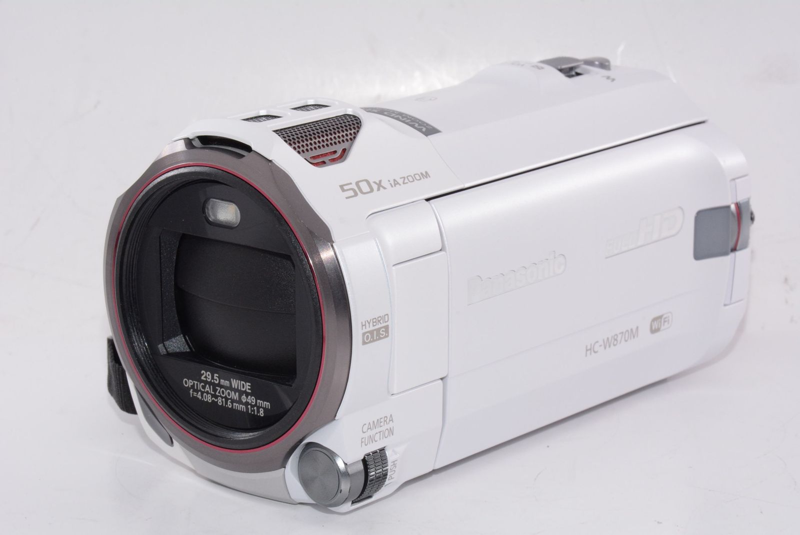 外観特上級 パナソニック HDビデオカメラ HC W 870 M ホワイト