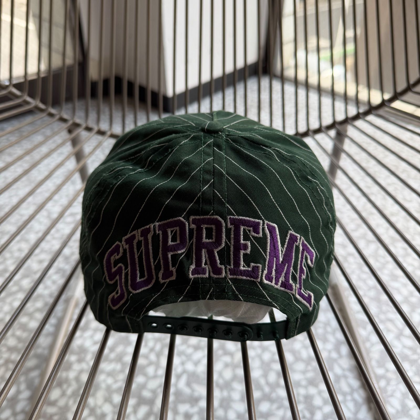 Supreme 90’s cap size Free オールドシュプリーム 90年代 アメリカ製 キャップ 帽子 ストリート ストライプ sk 8 横ノリ