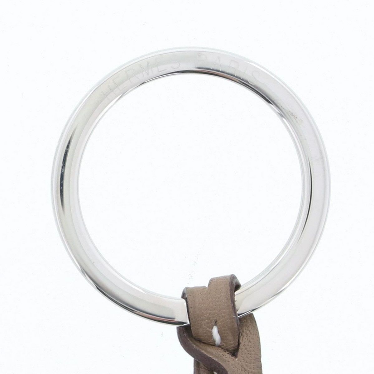 HERMES エルメス キーリングクロシェット ネックレス メンズ レザー