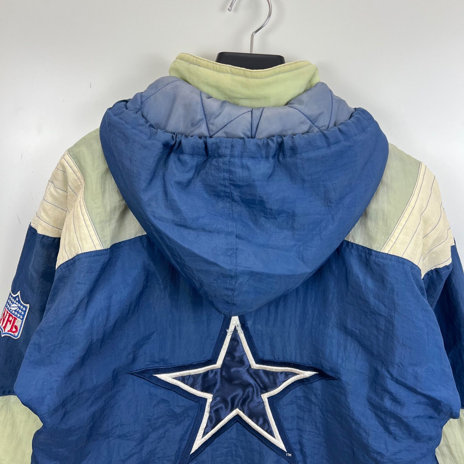 STARTER 90s vintage NFL Dallas Cowboys half zip puff jacket S