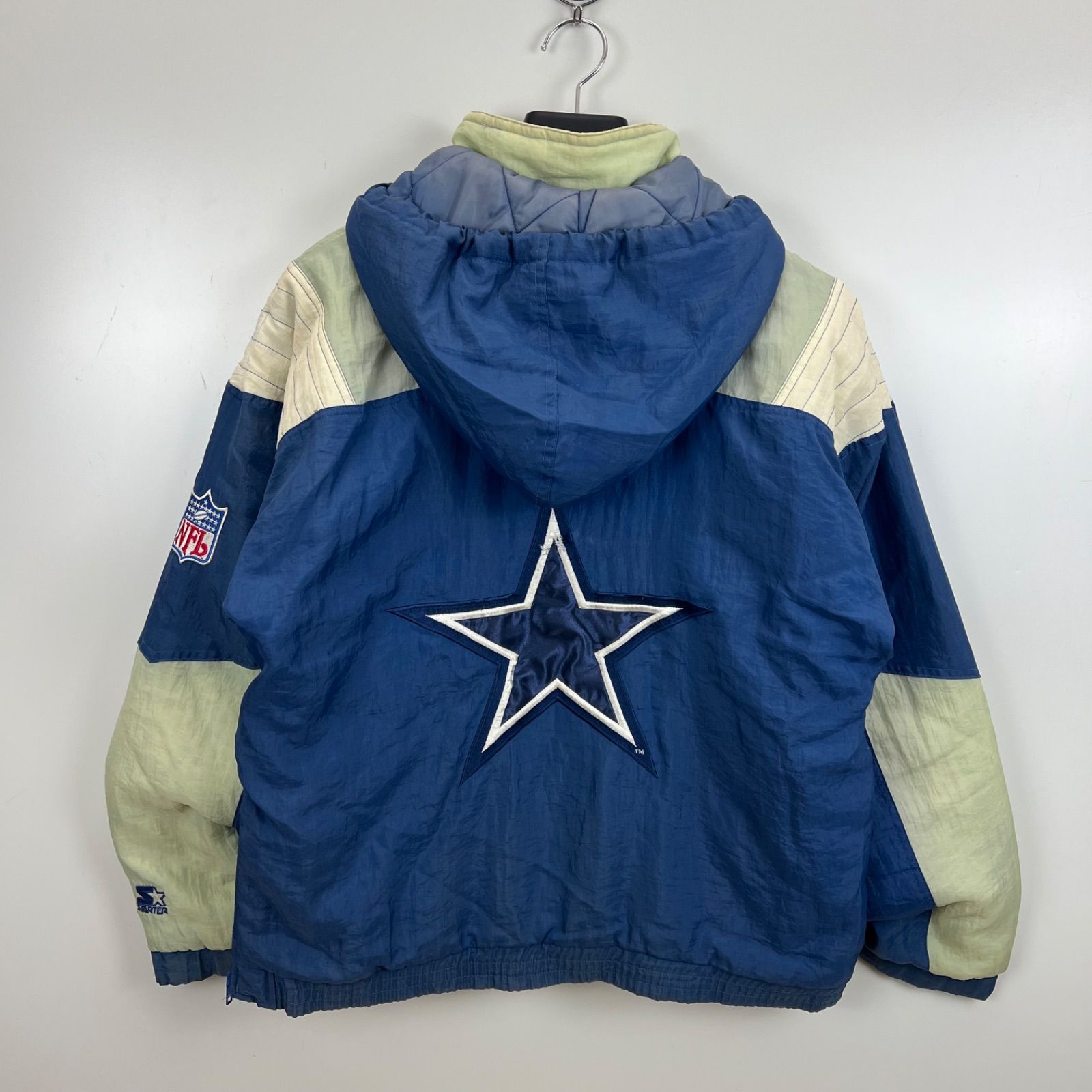 カウボーイズ スターター ナイロンジャケット 中綿 ハーフジップ NFL カウボーイズ スターター ナイロンジャケット 中綿 ハーフジップ NFL