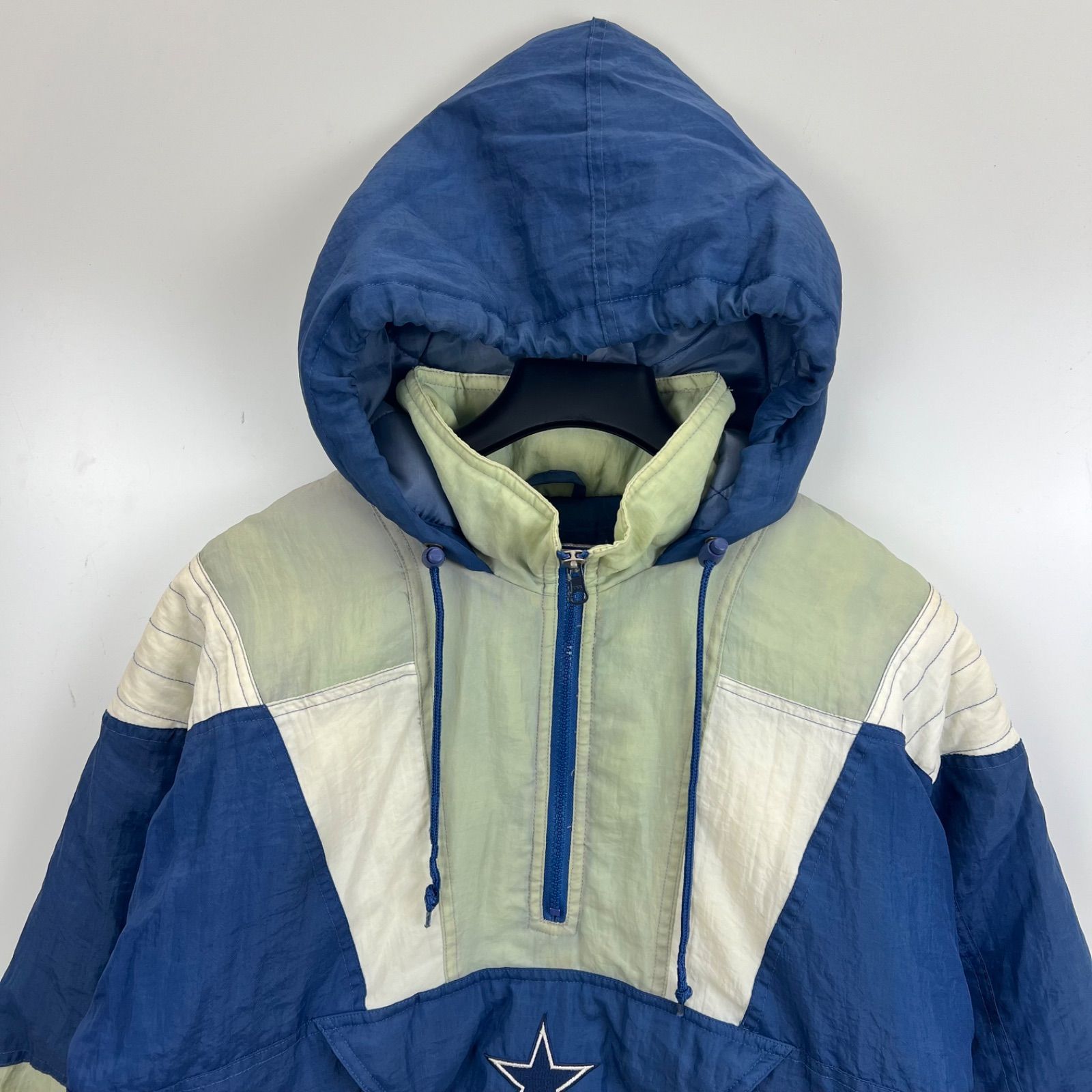 90s STARTER NFL ダラスカウボーイズ ベンチコート キルティング NBA/NFL/NHL/MLB ナイロンジャケット 「ヴィンテージ古着」90's