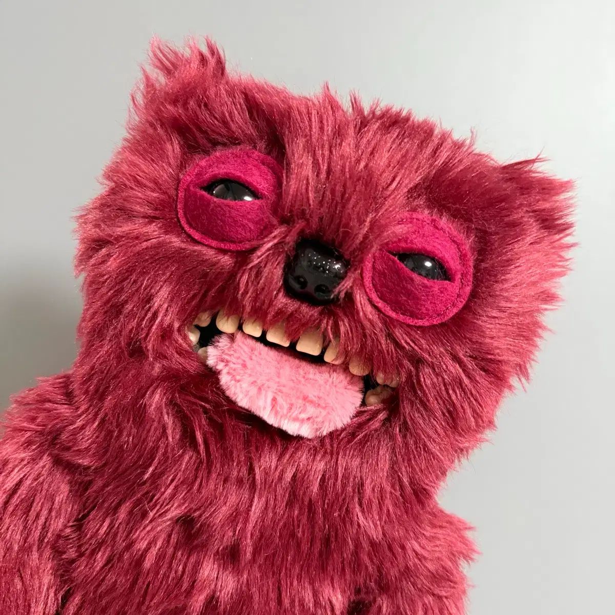 ファーぬいぐるみ レッド 犬