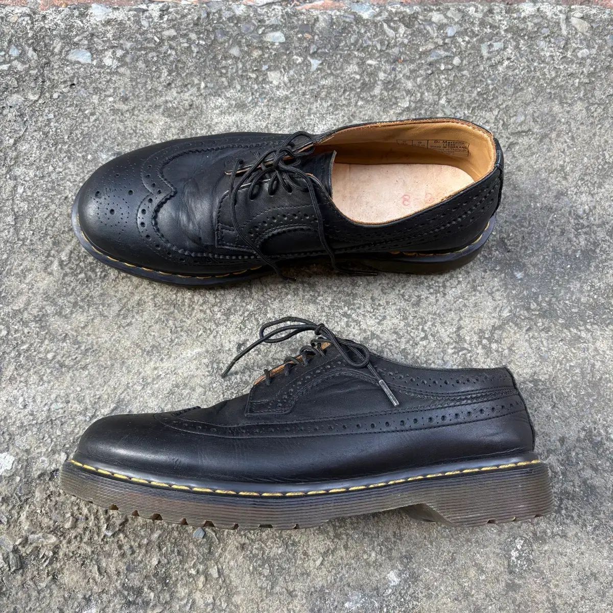 DR MARTENS ドクターマーチン ウイングチップ ローファー 270