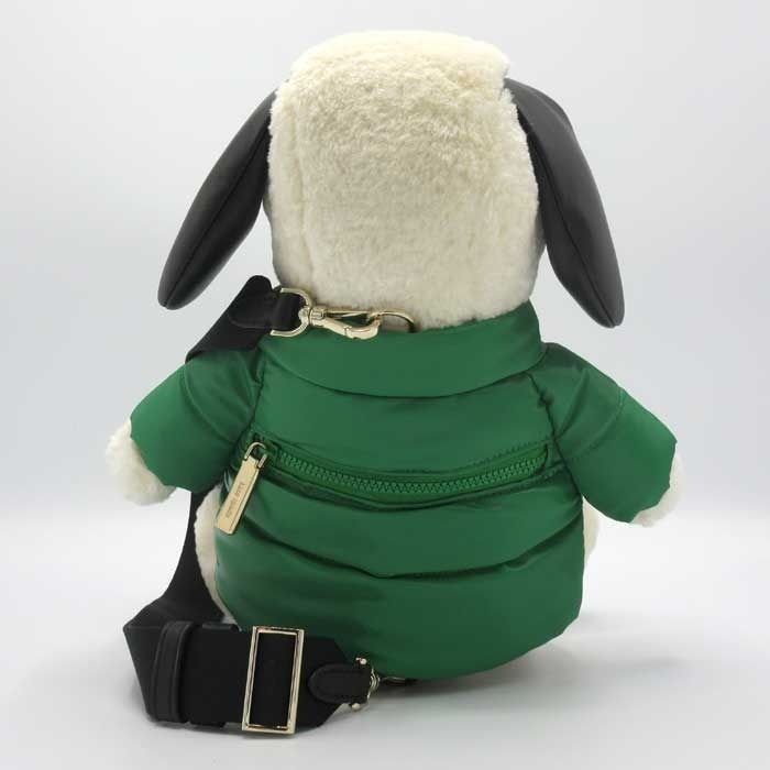 【新品】ケイトスペード KM631 960 (ホワイト系×グリーン系) バッグ ショルダーバッグ kate spade NEW YORK × Peanuts スヌーピー 3D ドッグ レザー フェイクファー クロスボディ 斜め掛け アウトレット レディース 新品】ケイトスペード KM631 960 (ホワイト系×グリーン系) バッグ
