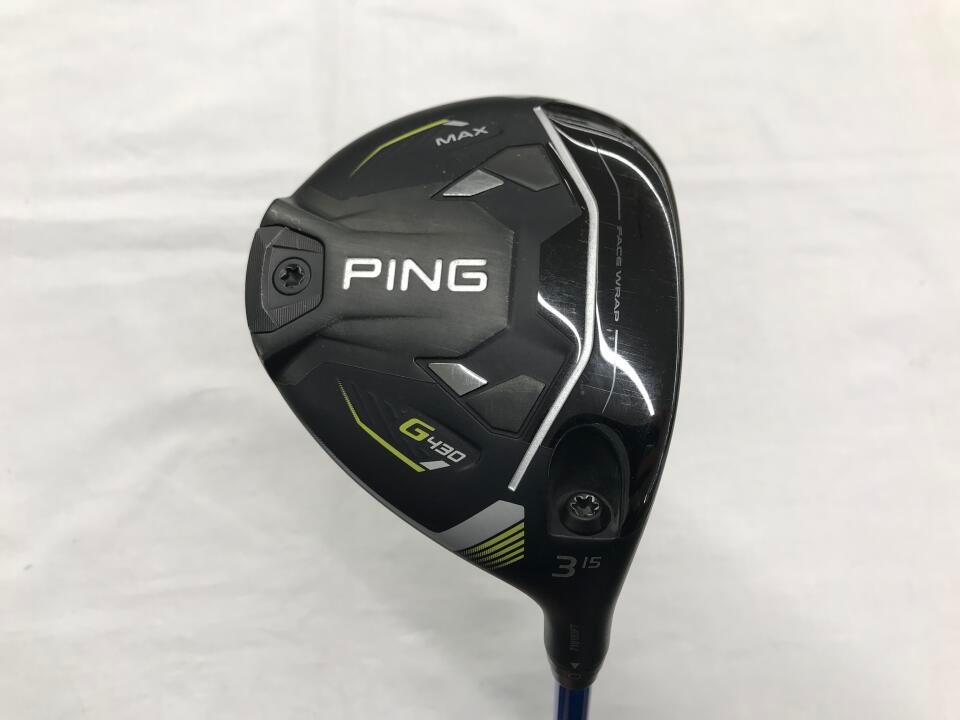 ピン G 430 MAX 15度 ALTA J CB BLUE Sフレックス フェアウェイウッド