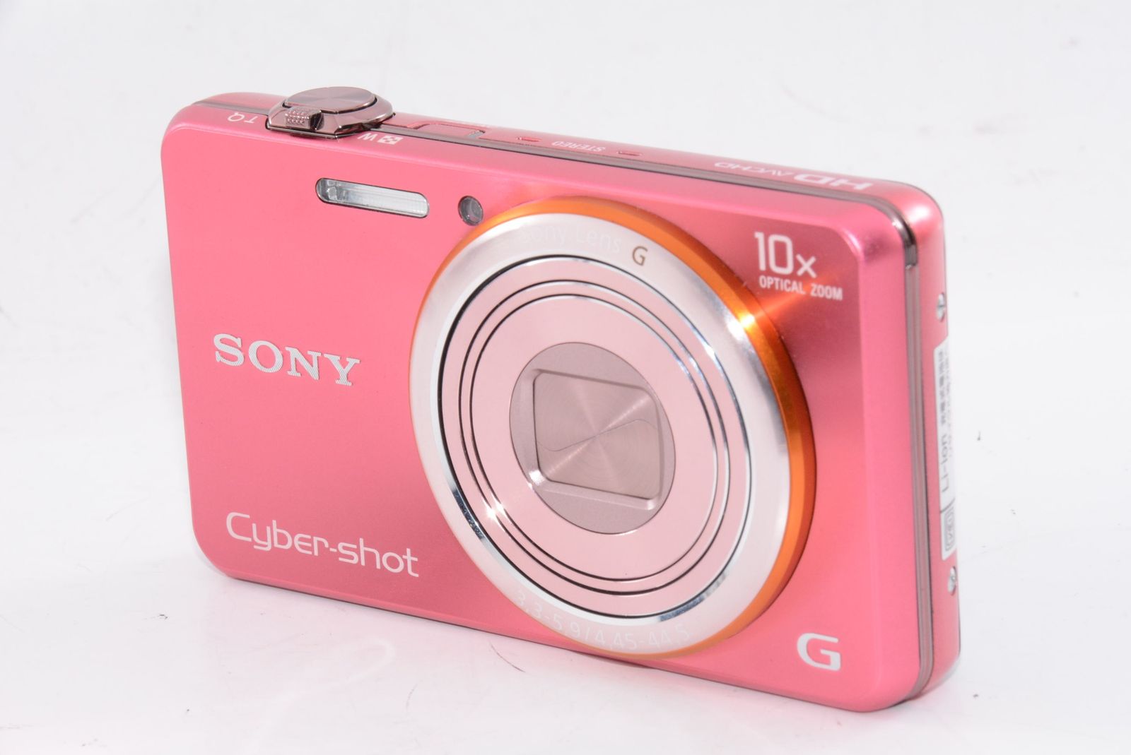 外観特上級 ソニー SONY Cyber shot WX 100 ピンク