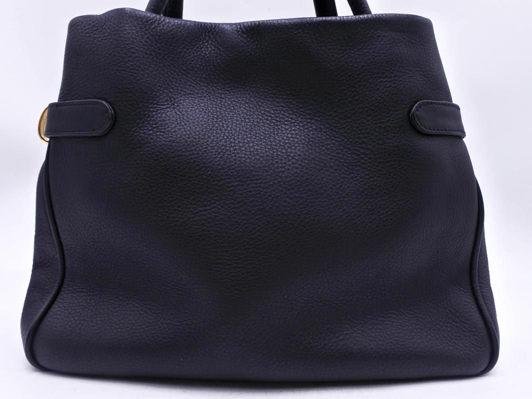 SONIA RYKIEL ソニアリキエル レザー ハンド バッグ 黒