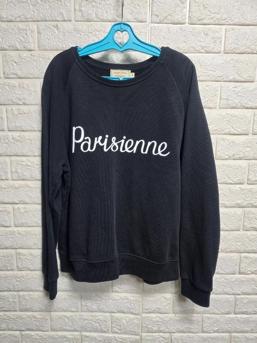 メゾンキツネ パリジャンヌ ブラック スウェット レディース Mサイズ