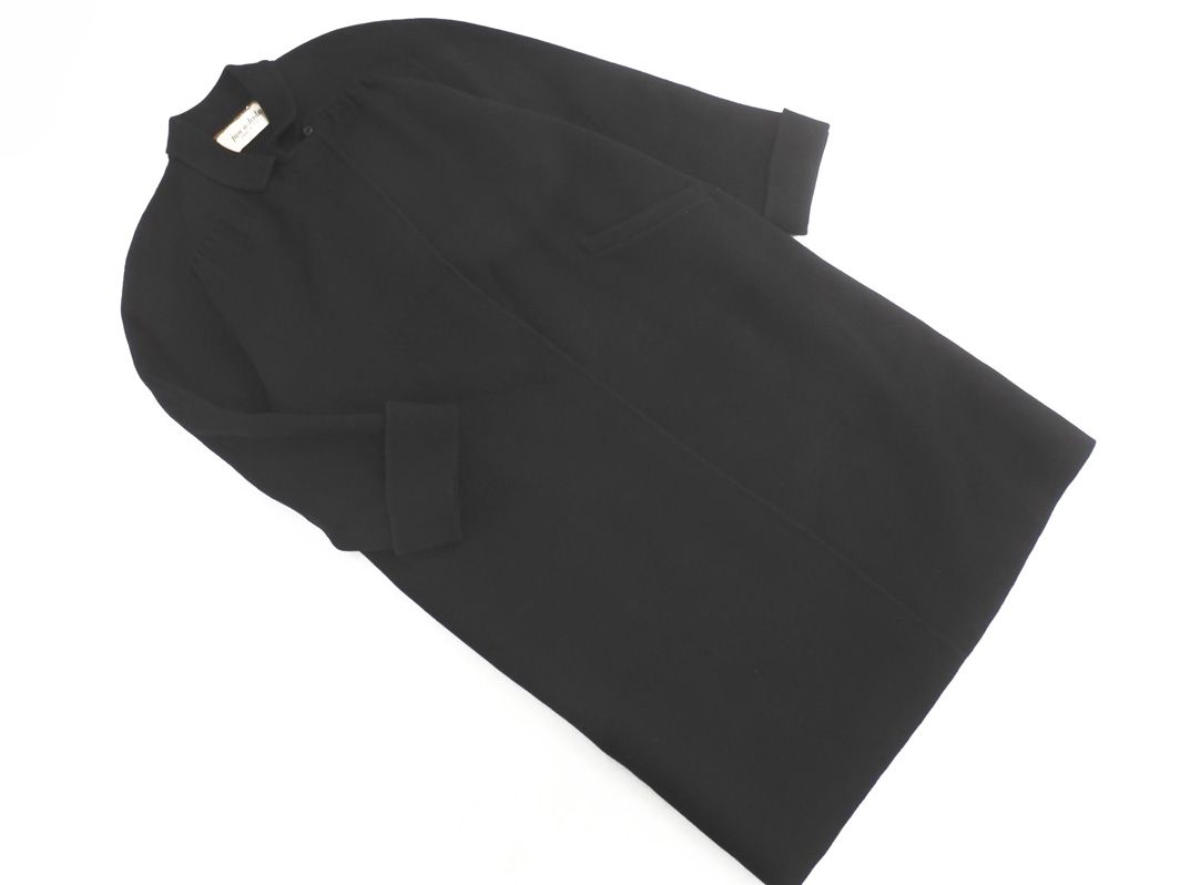 JUN ASHIDA ジュンアシダ ウール混 ロング コート size44/黒