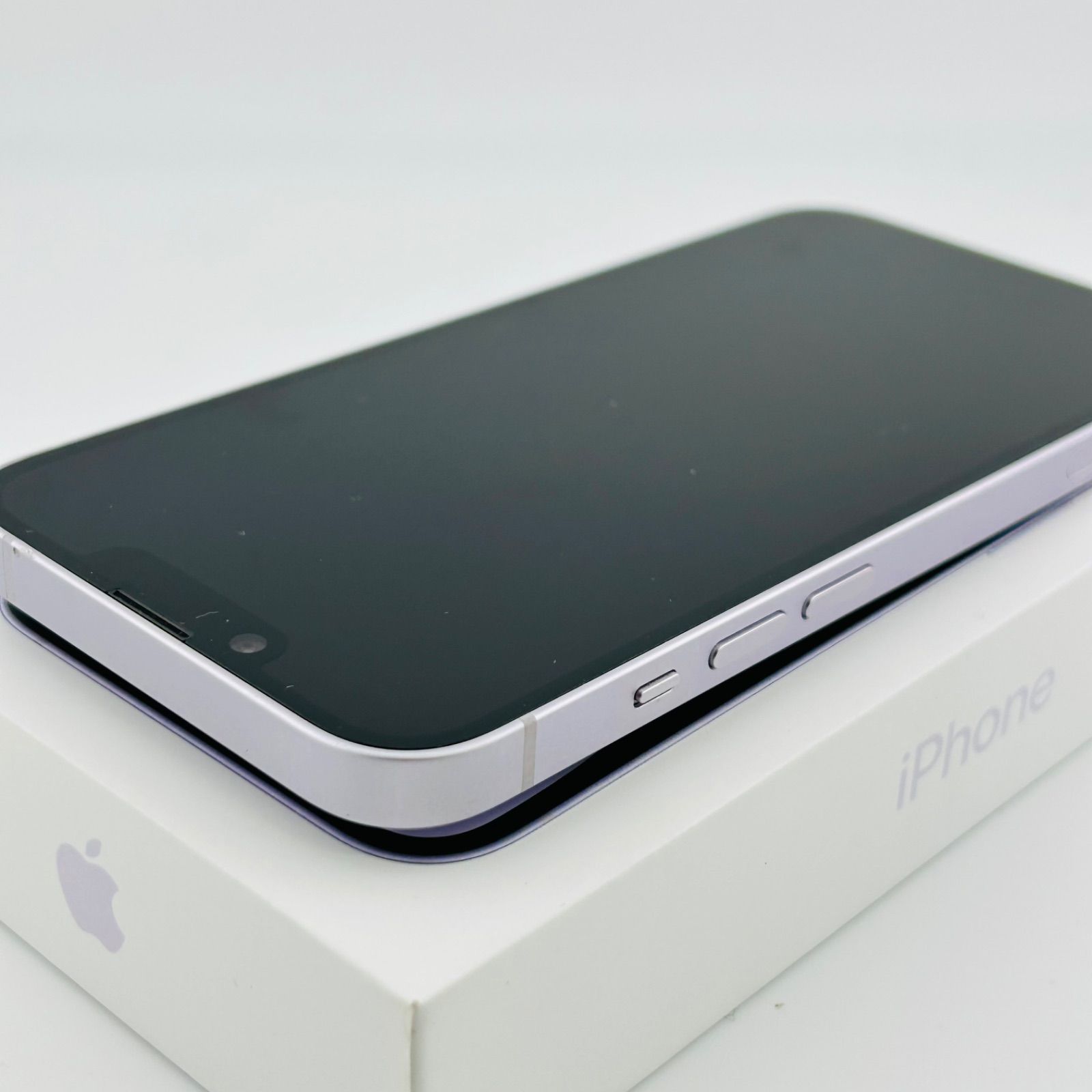 バッテリー83% iPhone14 128GB パープル SIMフリー 中古 本体 動作確認