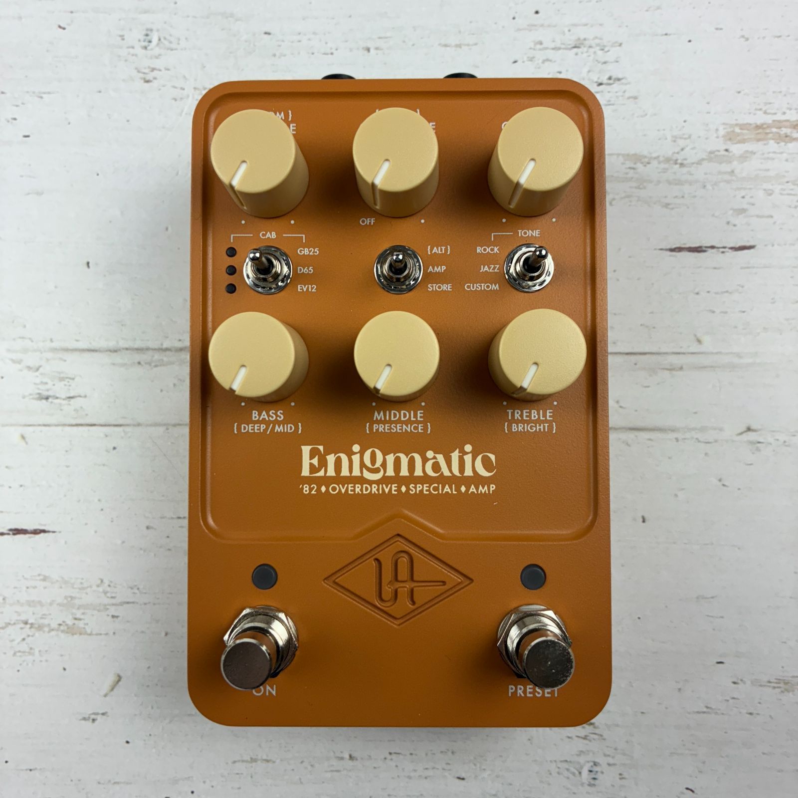 UNIVERSAL AUDIO UAFX Enigmatic 82 Overdrive Special Amp #ES1206