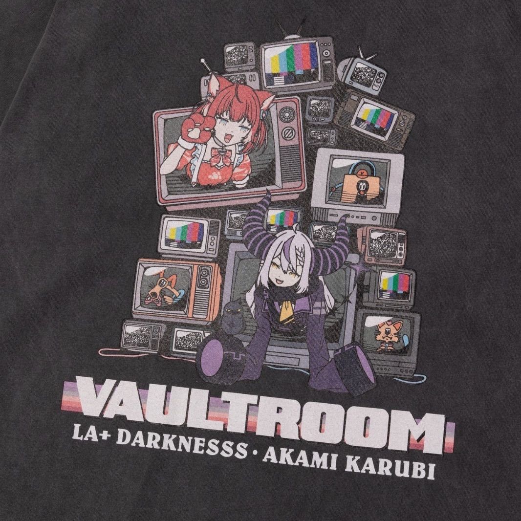 Vaultroom ラプラスダークネス コラボ XLサイズ　新品未使用 XLサイズ】新品未使用 Vaultroom × LAPKARU TEE / CHARCOAL ラプラス