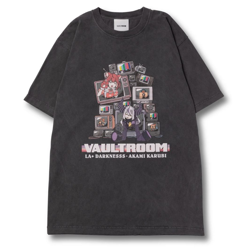 Vaultroom ラプラスダークネス コラボ XLサイズ　新品未使用 XLサイズ】新品未使用 Vaultroom × LAPKARU TEE / CHARCOAL ラプラス