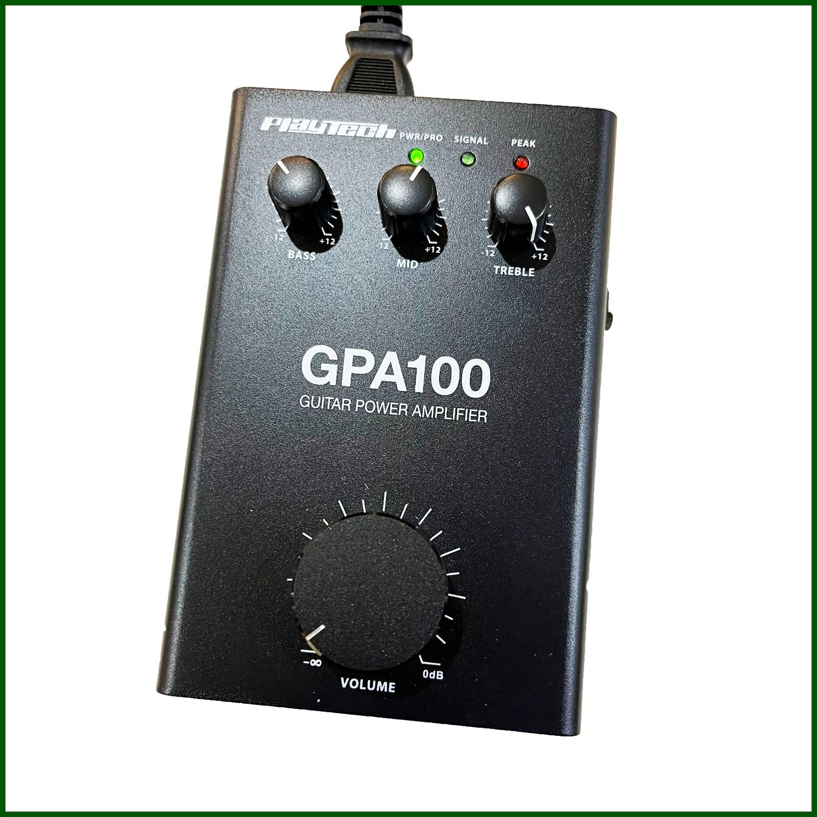 【新品未使用】PLAYTECH GPA100 中古美品○PLAYTECH/プレイテック○ペダル型パワーアンプ GPA-100