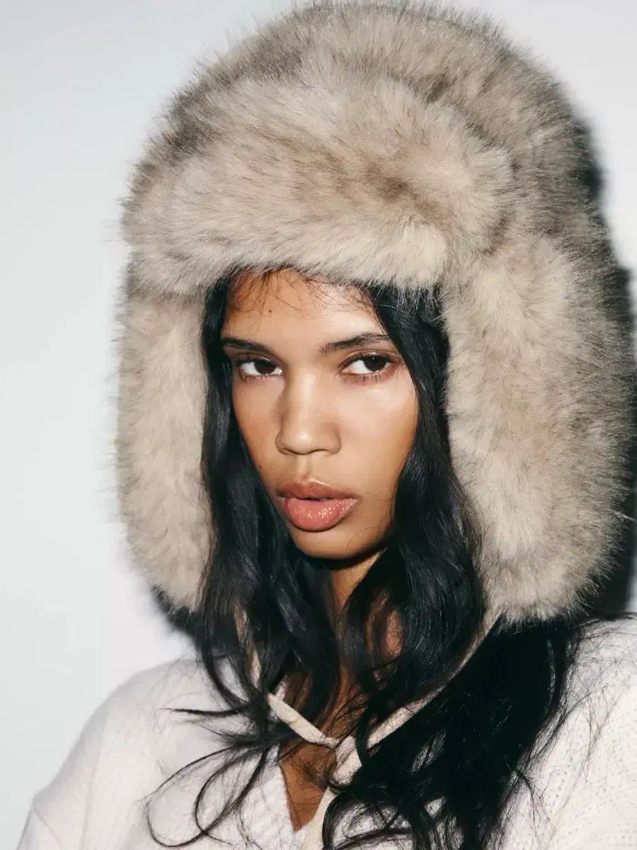 ザラ フェイクファー エビエーター 帽子 トラッパーハット