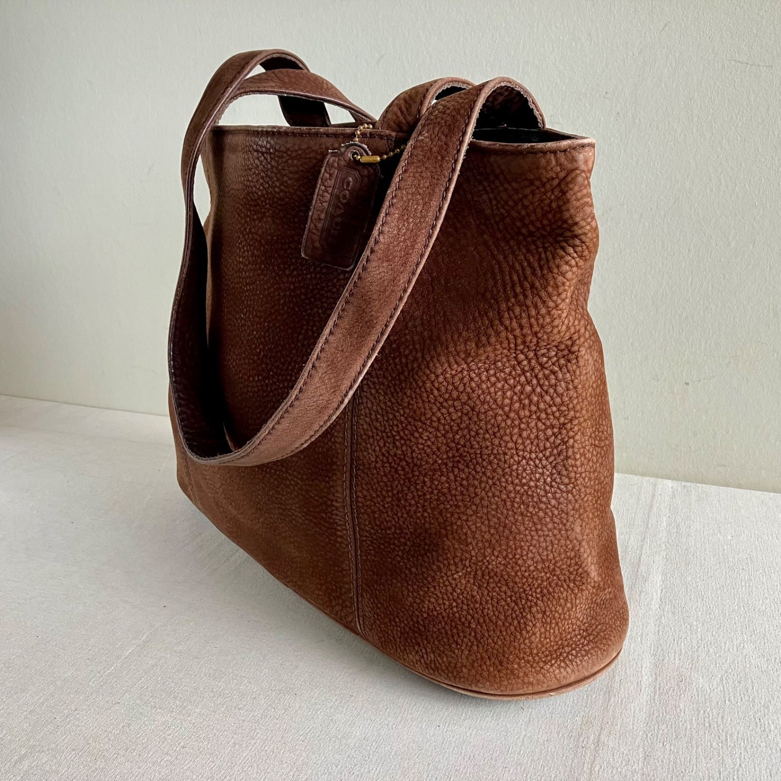 Rare Vintage Coach Sonoma Large Tote Bag Nubuck Chocolate Brown 