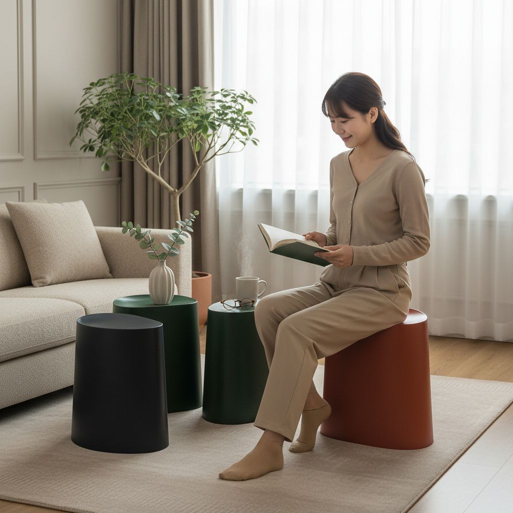 無印良品 ポリプロピレン スタッキング スツール チェア MUJI 家具 5