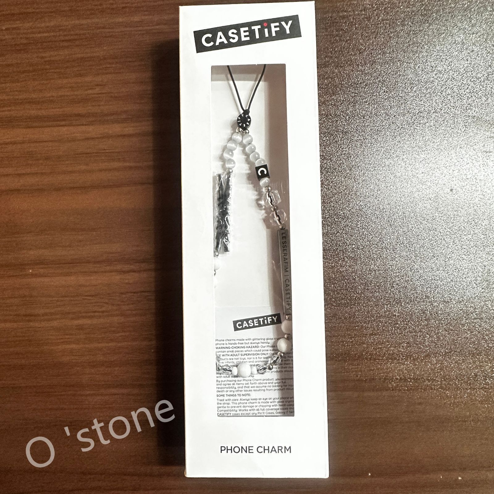 美品 CASETiFY ストラップ LE SSERAFIM EASY スマホアクセサリー