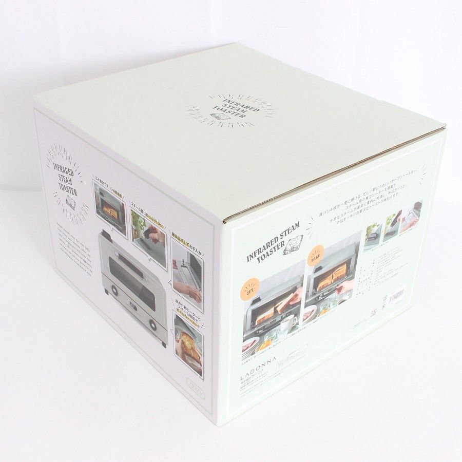 Toffy K TS 6 AW アッシュホワイト サクふわトースト 遠赤外線スチームトースター 焼き トフィー ラドンナ 本体