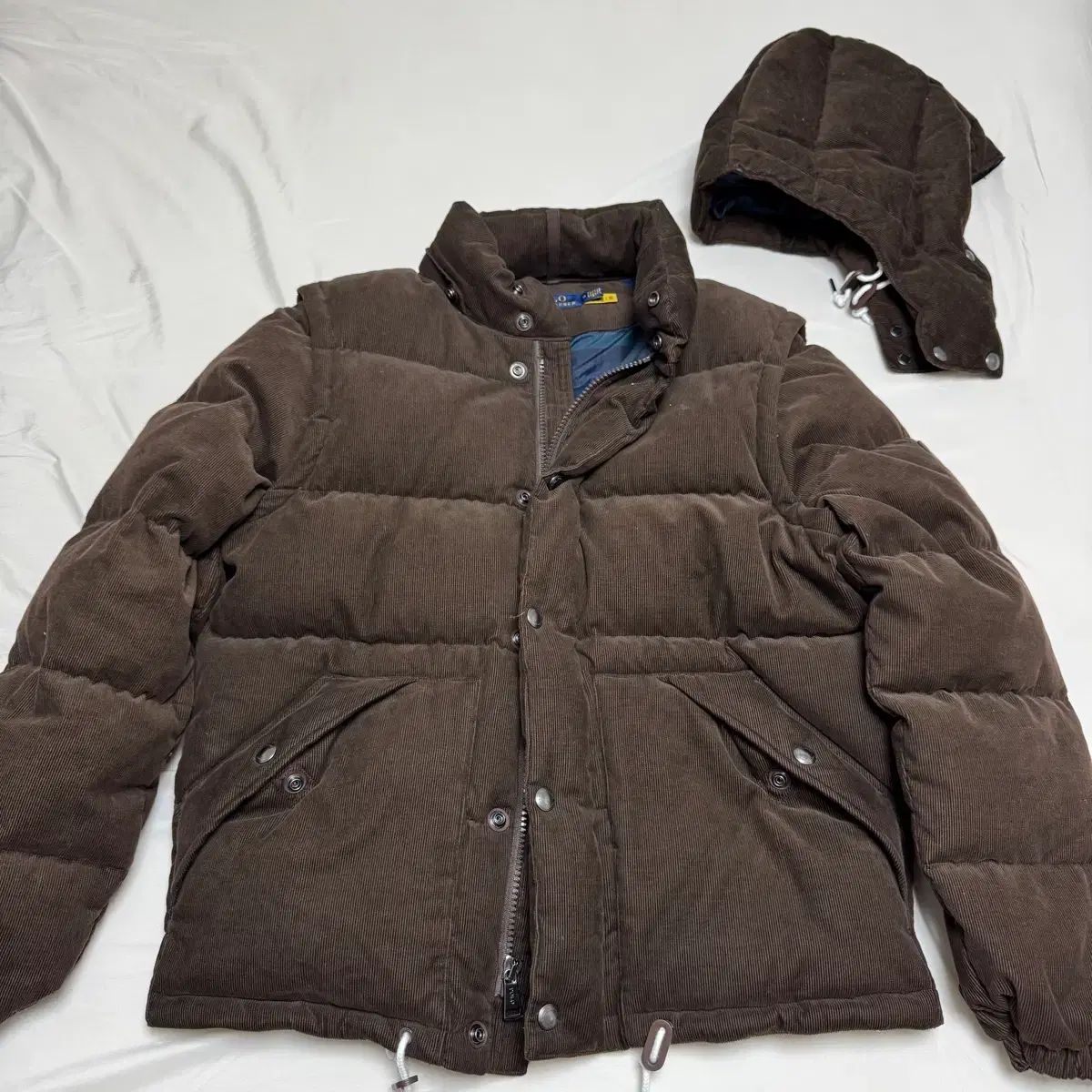 ポロ ラルフローレン ツーウェイ コーデュロイ ダウン M