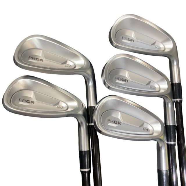 プロギア PRGR 04 2025 5 S アイアンセット IR MCI BLACK FOR フレックスSR メンズ 男性用 右利き 右用 Bランク ゴルフクラブ