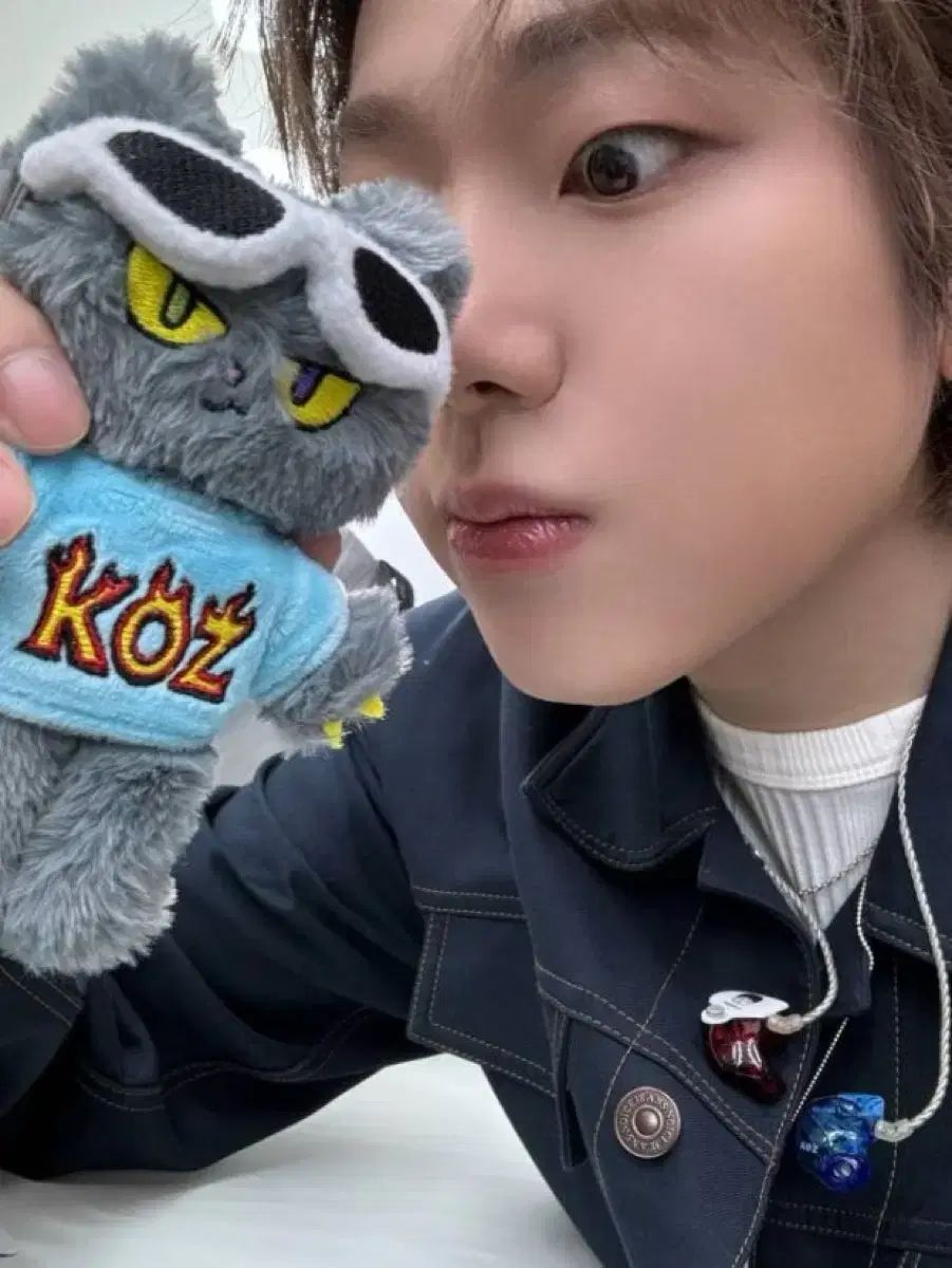 KOZ 猫 ぬいぐるみ グッズ ジコぬいぐるみ スックル BOYNEXTDOOR テサン