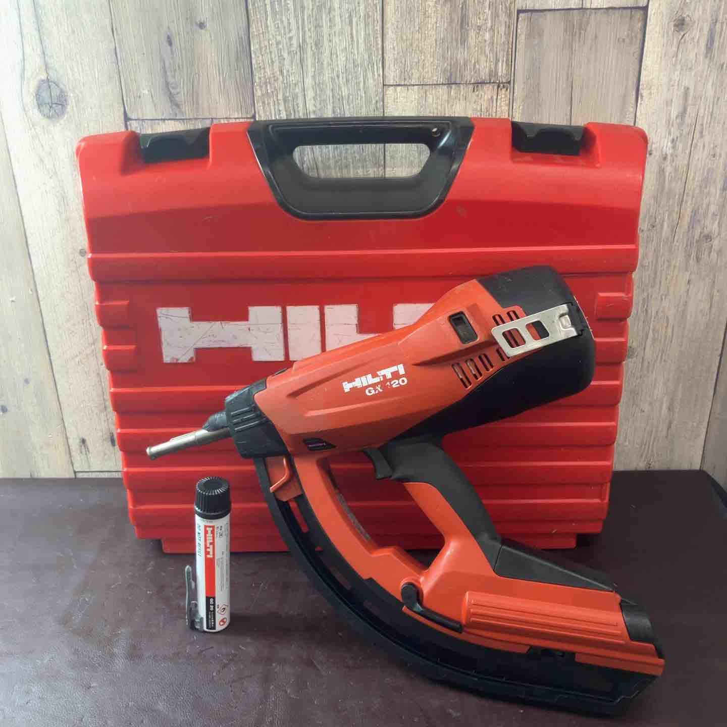 品 ヒルティ HILTI ガス式鋲打機 GX 120 ガスピン打機 ガス1本付属