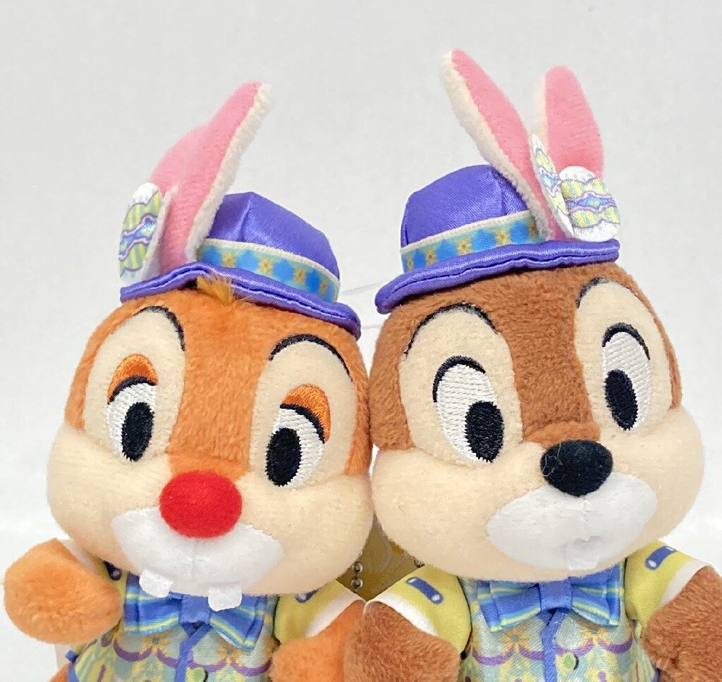 ディズニー　チップ　デール　イースター　卵　ぬいぐるみバッジ　ぬいば　セット ディズニー チップ デール イースター 卵 ぬいぐるみバッジ ぬいば