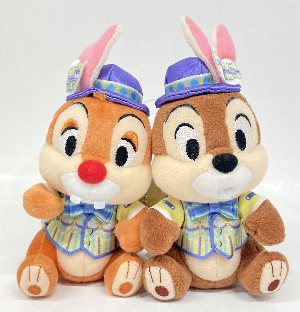 ディズニー チップ デール イースター 卵 ぬいぐるみバッジ ぬいば