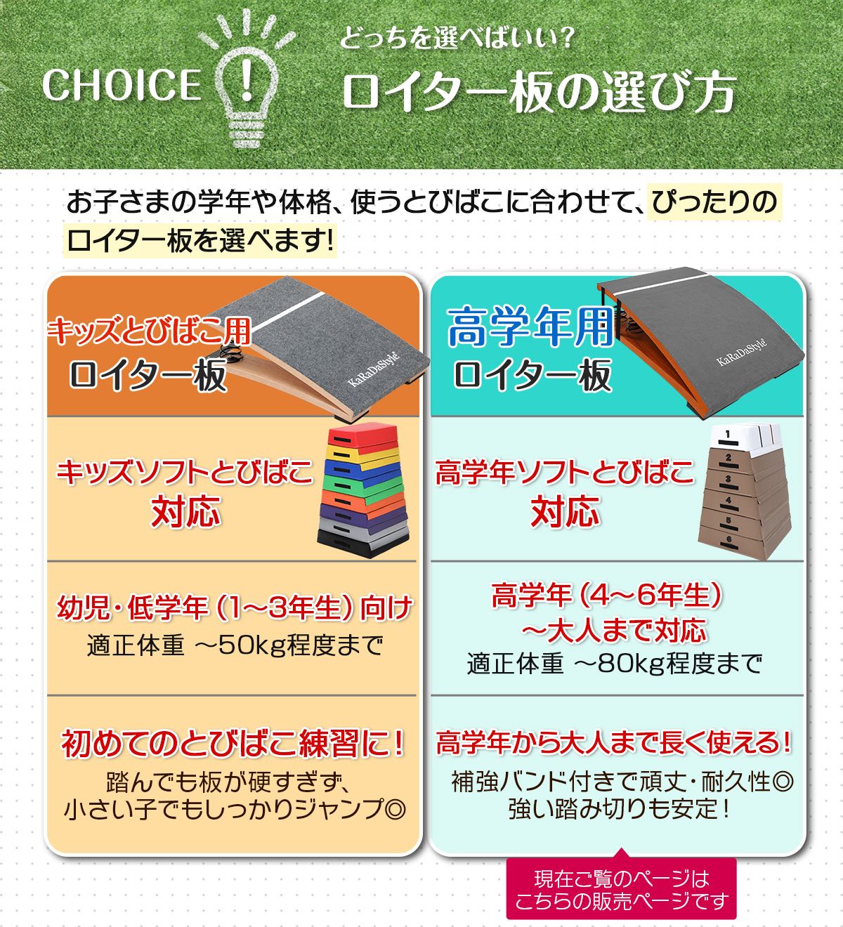 KaRaDaStyle 高学年用 ロイター板 スプリング式 跳び箱 ジャンプ板