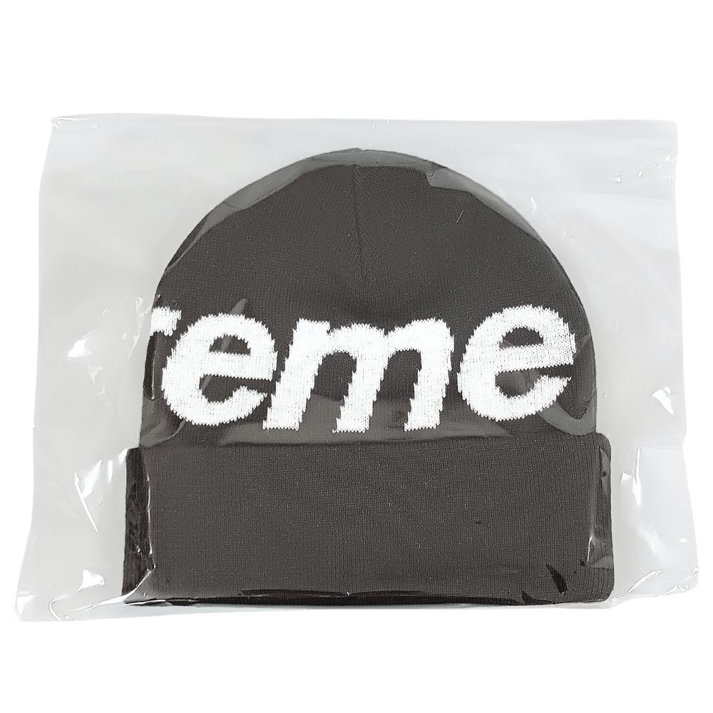 SUPREME シュプリーム 25AW Big Logo Beanie ビッグロゴ ビーニー ニットキャップ ブラック 正規品 / 45133 SUPREME シュプリーム 25AW Big Logo Beanie ビッグロゴ ビーニー