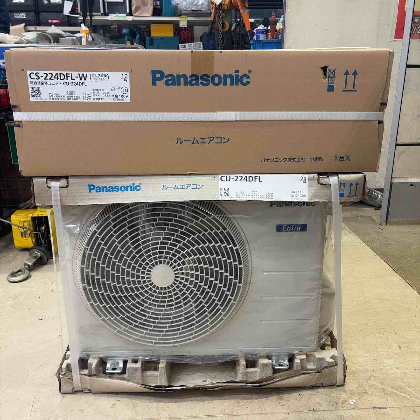 Panasonic パナソニック CU 224 DFL CS W エオリア ルームエアコン