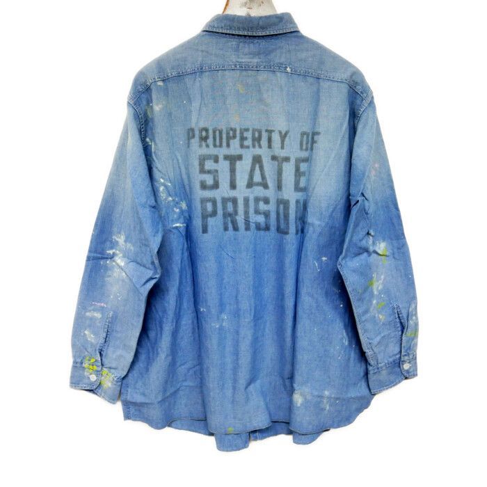 新品✨BOWWOW シャンブレーシャツ ヴィンテージ加工 XL BOWWOW シャンブレーシャツ ヴィンテージ加工 XL デニムシャツ - メルカリ