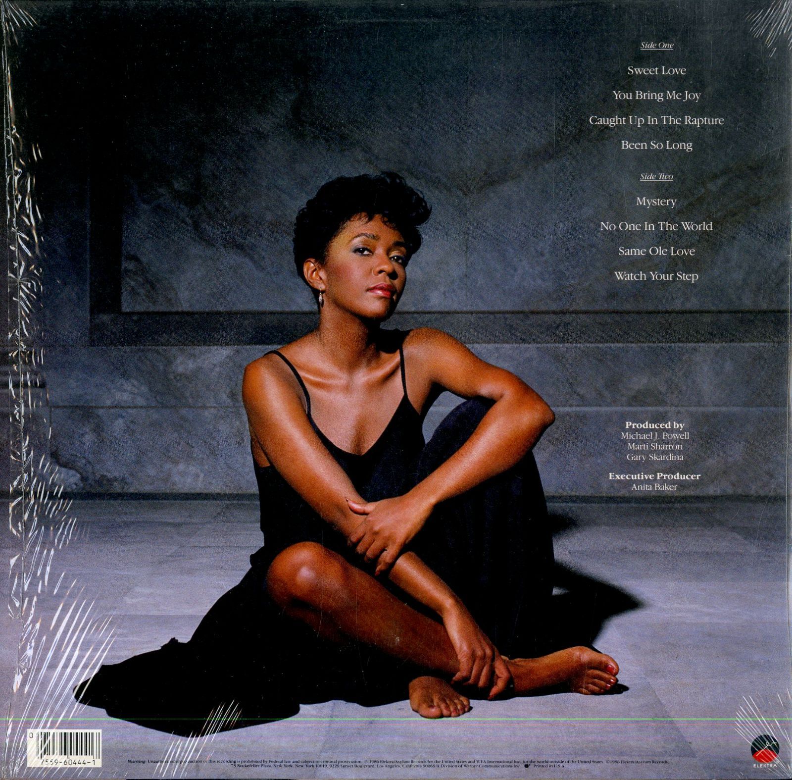 LP1枚 / アニタ・ベイカー (ANITA BAKER) / Rapture (1986年・60444-1