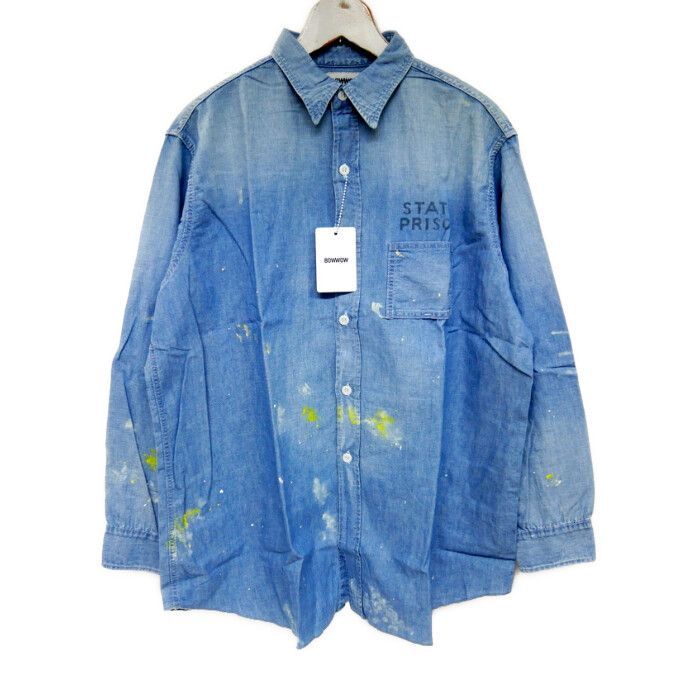 新品✨BOWWOW シャンブレーシャツ ヴィンテージ加工 XL BOWWOW シャンブレーシャツ ヴィンテージ加工 XL デニムシャツ - メルカリ